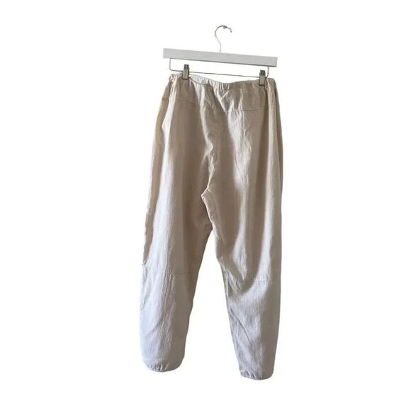 Zanzea Collection Ivory Elastic Waist Pull On Wide Leg Y2K Capri High SZ L #1274 - Picture 5 of 15